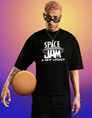 ASOS DESIGN Space Jam: A New Legacy co-ord basketball short with print in  purple, ASOS