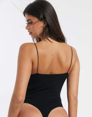 thin strap bodysuit