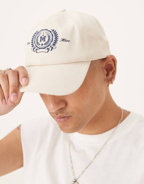 ASOS DESIGN - Spagliato - Cappellino écru con logo - view 1