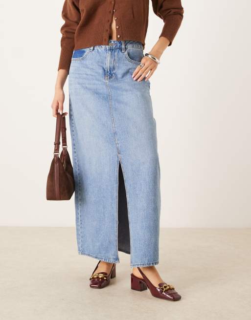 ASOS DESIGN Spencer slingback loafer mid block heel shoes in burgundy