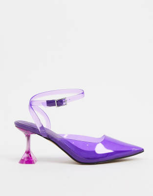 asos purple heels