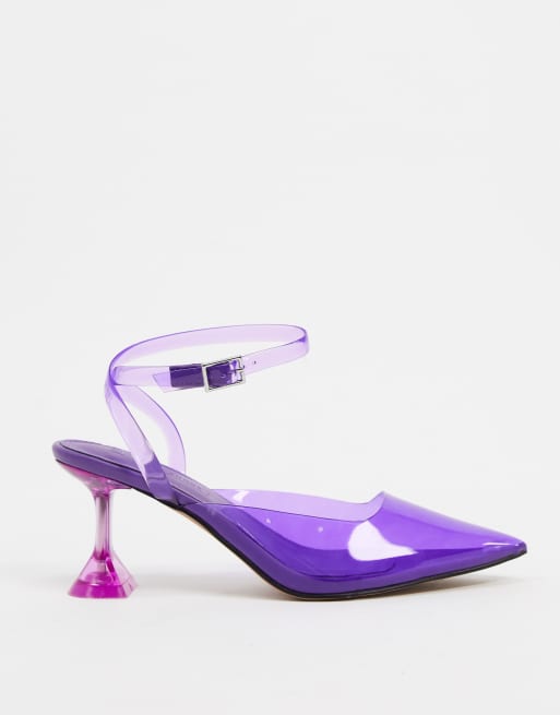 Pink and hot sale purple heels