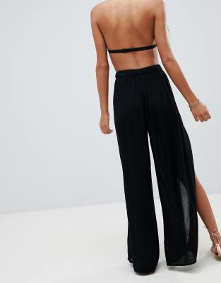 split beach trousers