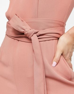 ASOS DESIGN split sleeve mini dress 