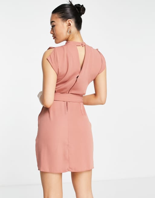 Asos split store sleeve dress