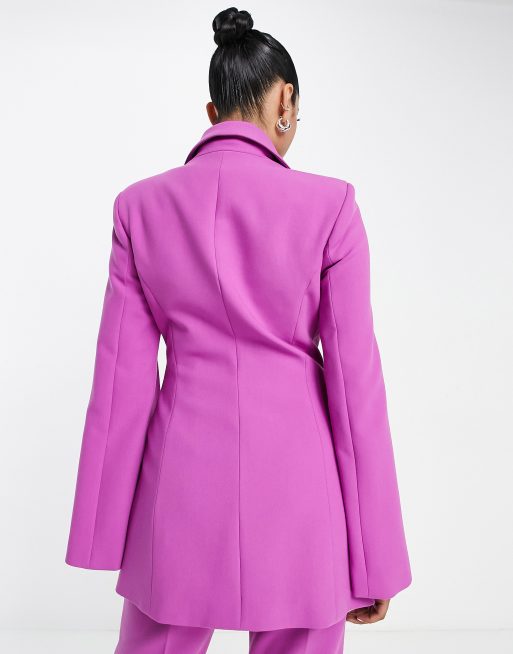 ASOS DESIGN split sleeve suit blazer