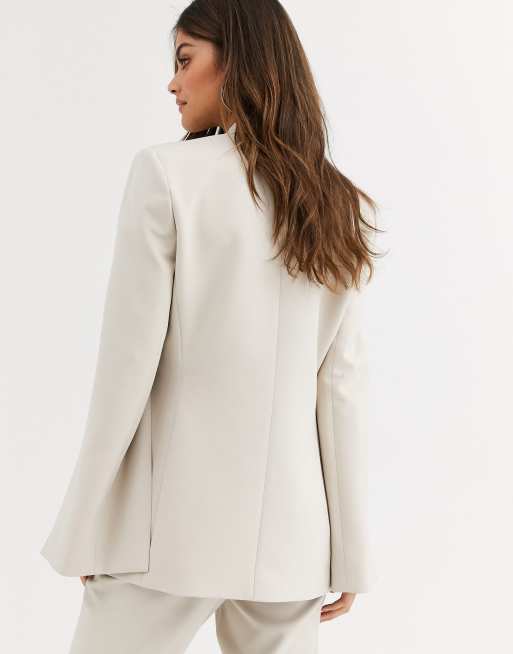 ASOS DESIGN split sleeve suit blazer