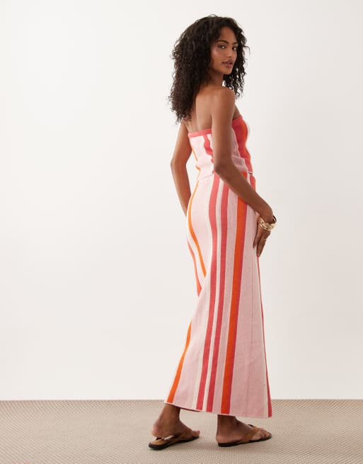 ASOS DESIGN – Spódnica maxi z dzianiny w paski, 5 z 5