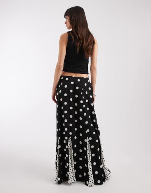 ASOS DESIGN – Spódnica maxi z godetami w mieszany wzór, 4 z 5
