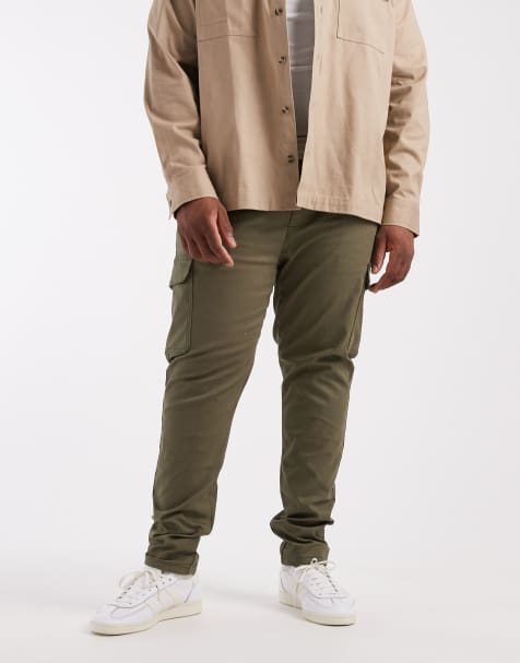 ASOS DESIGN – Spodnie bojówki o obcisłym kroju w kolorze khaki - view 1