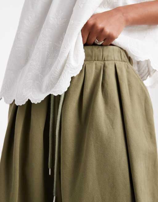 ASOS DESIGN – Spodnie bojówki w kolorze khaki z efektem sprania, 4 z 5