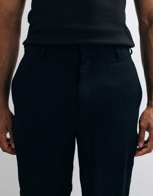 ASOS DESIGN spodnie carrot fit w czerni, 5 z 5