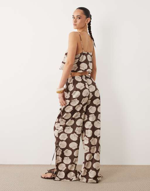 ASOS DESIGN – Spodnie plażowe we wzór w muszle, 5 z 5