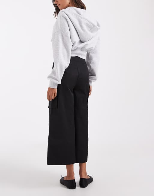 ASOS DESIGN spodnie utility z szerokimi nogawkami, 5 z 5