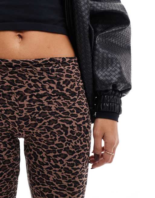 ASOS DESIGN – Spodnie w cętki z odwijaną talią, 3 z 5