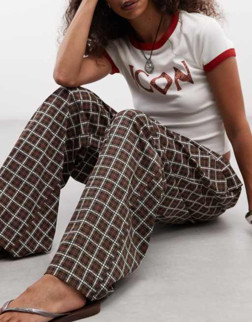 ASOS DESIGN spodnie w kratę, 5 z 5