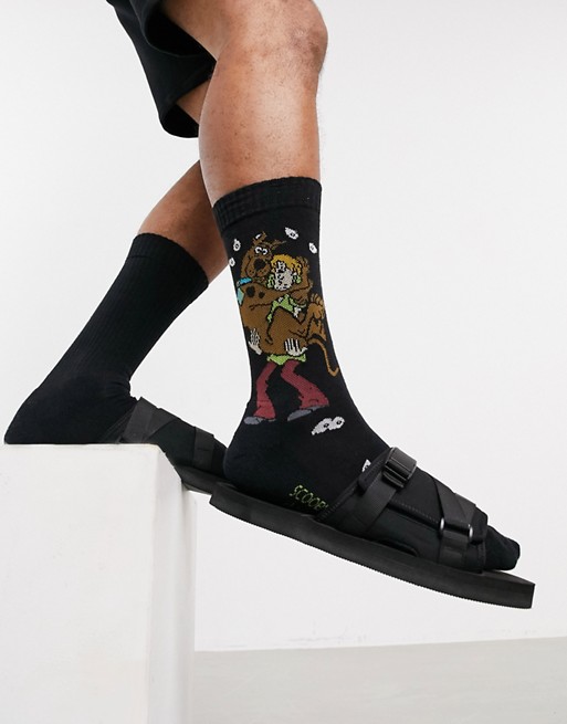 ASOS DESIGN sport sock with Halloween Scooby Doo design