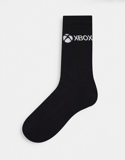 ASOS DESIGN sport sock with xbox design