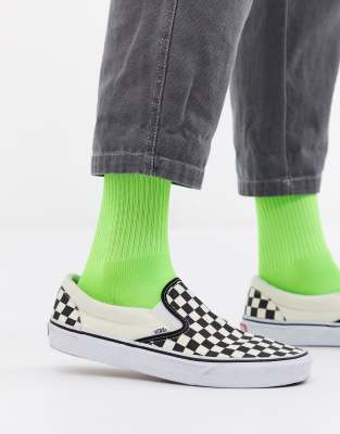 neon green sport socks