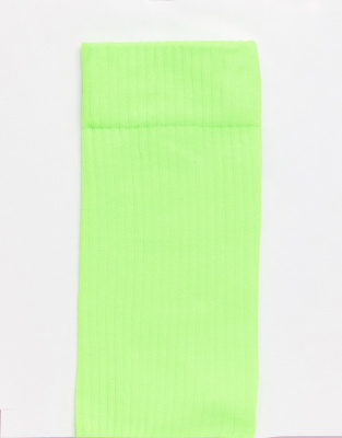 neon green sport socks