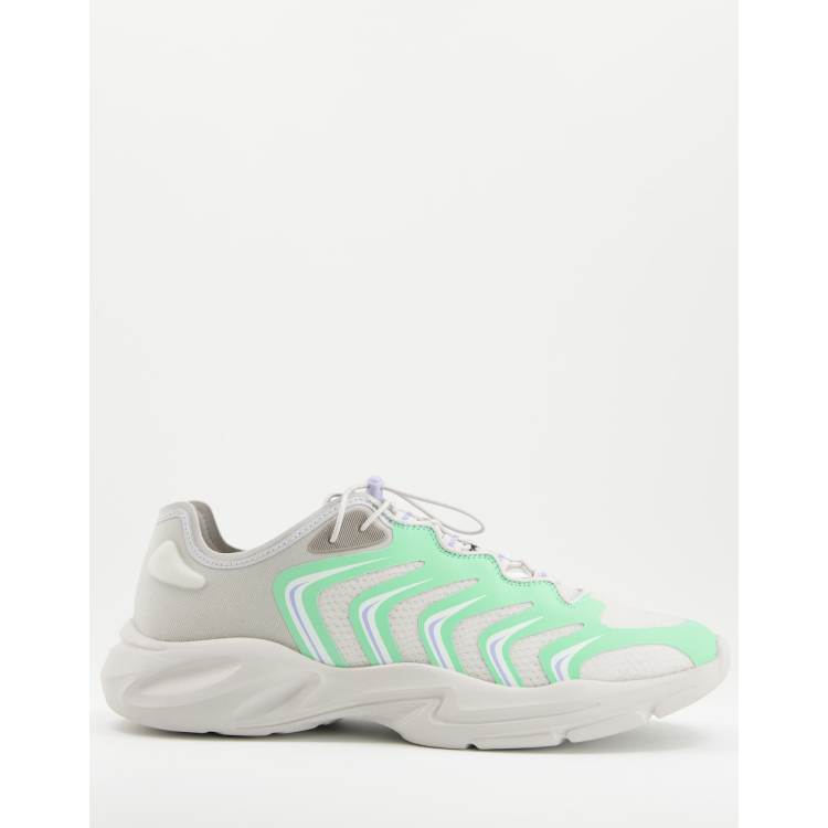 Asos sneaker store white green 2019