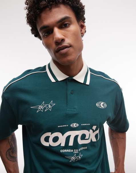 ASOS DESIGN – Sportliches Oversize-Polohemd in Grün - view 1