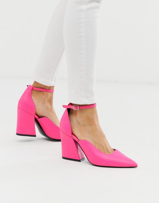 Asos escarpins store talons carrés