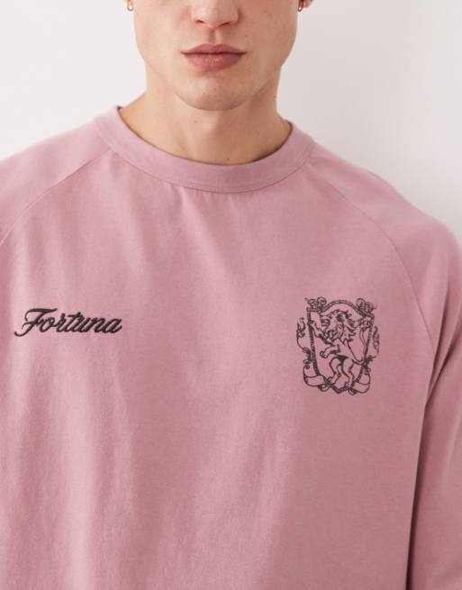 ASOS DESIGN – Sprany luźny T-shirt z raglanowymi rękawami, 5 z 5