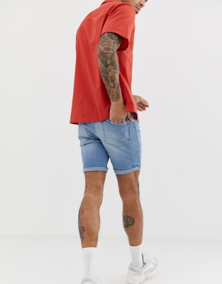 asos jean shorts