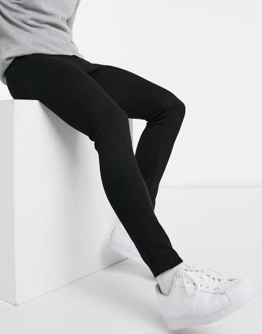 on in power stretch denim in black | ASOS