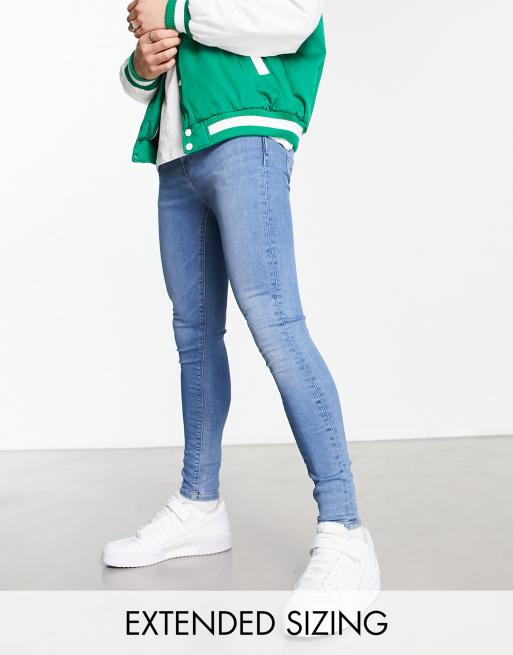 ASOS DESIGN - Spray-on jeans met powerstretch in klassieke wassing 