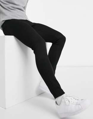 ASOS DESIGN - Spray-on jeans van stretchdenim in zwart | ASOS