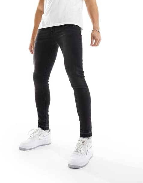 Asos mens hot sale grey jeans