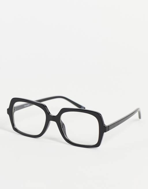 Unique Design Square Prescription Eyeglasses Clear Frame