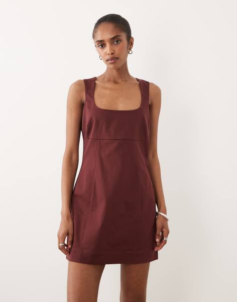 Brown Bodycon Dresses | Ribbed, Midi & Maxi Brown Bodycon Dresses | ASOS