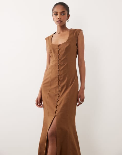 Women's Linen Dresses | Midi, Maxi & White Linen Dresses | ASOS