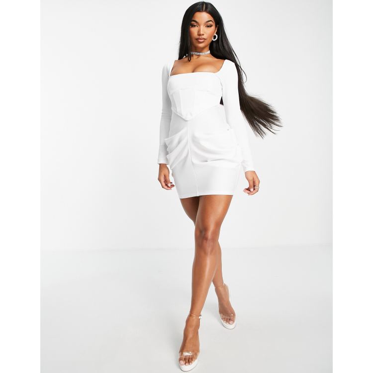 White long dress asos clearance