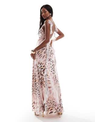 blush pink maxi dress plus size Plus Size Blush Pink One Shoulder High Waist High-Low A-Line Asymmetri –  phoehua