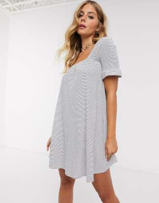 asos navy long dress