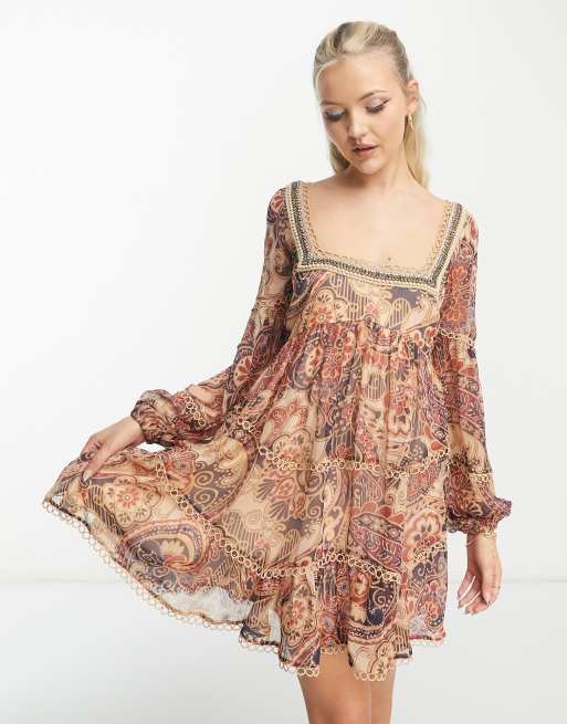 Asos bohemian outlet dress