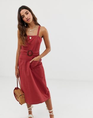 square neck sundress