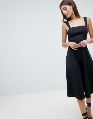 square neck dress asos