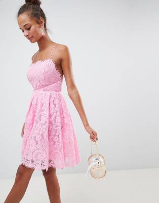 asos pink prom dress