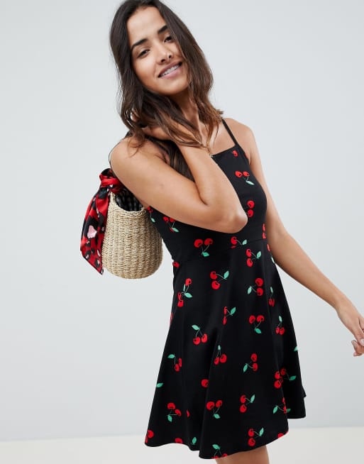 Cherry 2025 print sundress