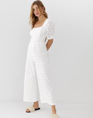 puff sleeve jumpsuit