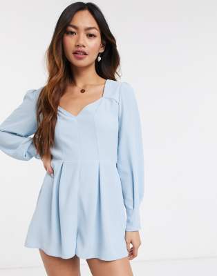 asos pale blue dress