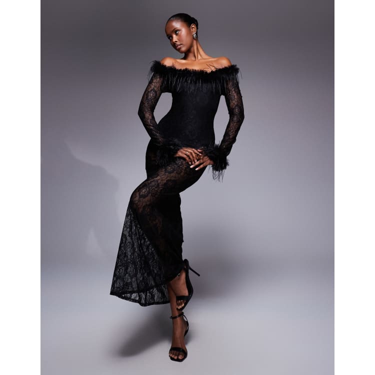 スーツ・フォーマル・ドレス KnuthMarf back open sheer dress KnuthMarf back open sheer dress