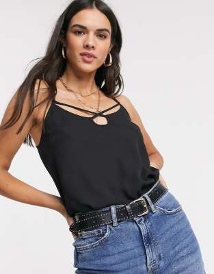 asos black cami