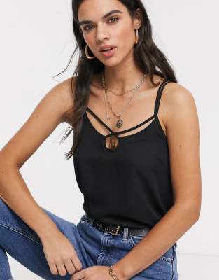 asos black cami