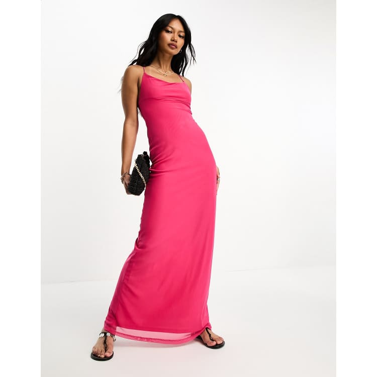 Asos design cross front strappy maxi dress best sale